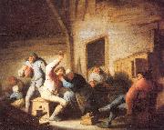 Ostade, Adriaen van Peasants Making Merry in a Tavern Spain oil painting artist